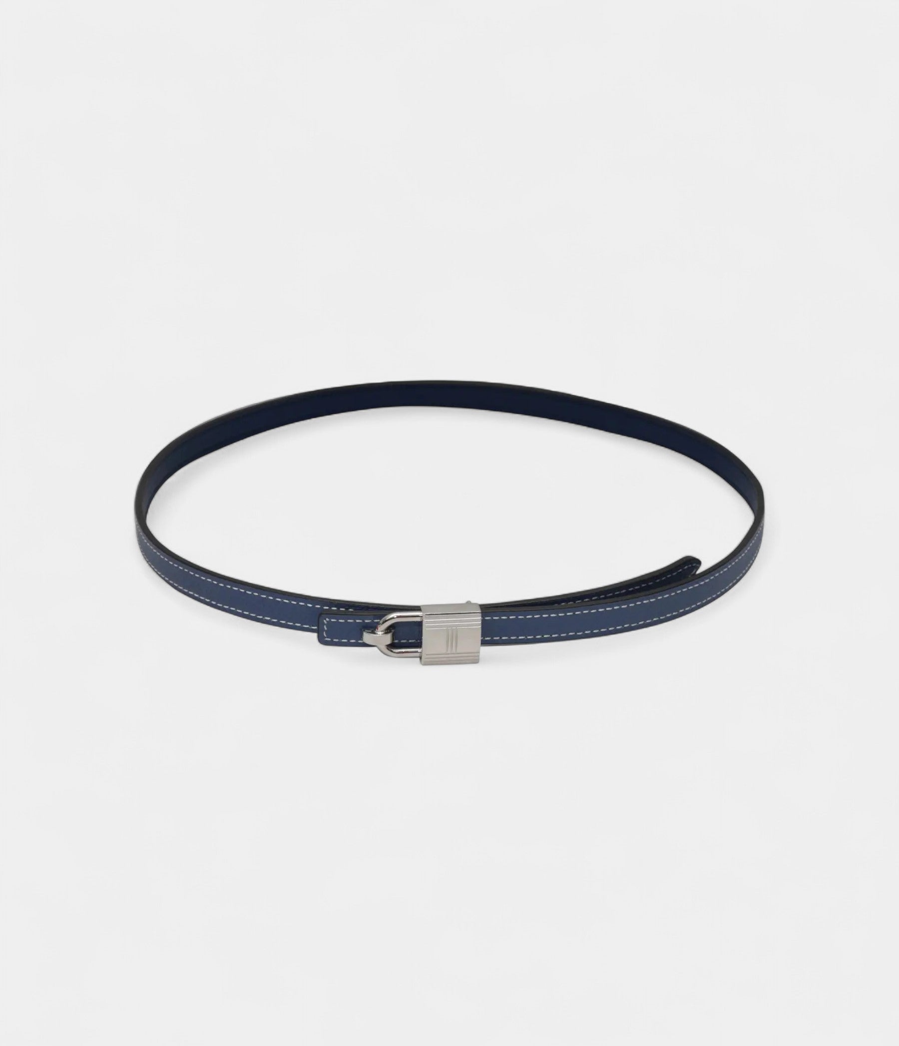 Hermès Navy Leather Belt Classic Sophistication in a Deep, Versatile Hue