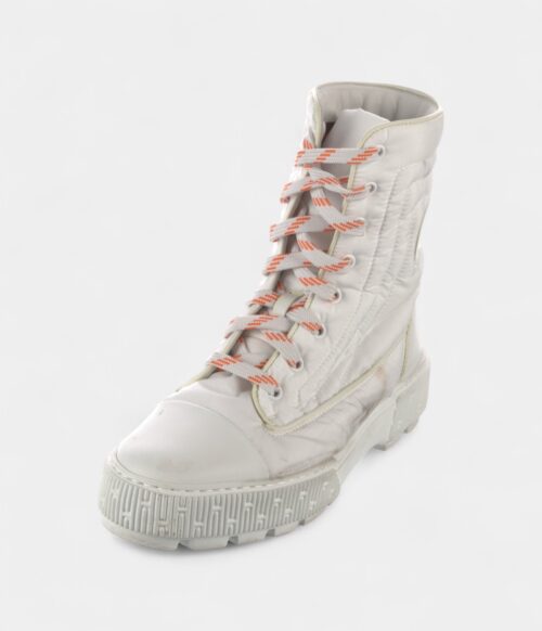 Hermès Nylon Combat Boots Modern Utility Elevated Style