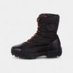 Hermès Nylon Combat Boots Rugged Strength Elevated Style