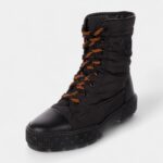 Hermès Nylon Combat Boots Rugged Strength Elevated Style