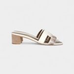 Hermès Oasis Sandal Himalaya Matte Niloticus Crocodile 36.5 EU