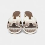 Hermès Oasis Sandal Himalaya Matte Niloticus Crocodile 36.5 EU