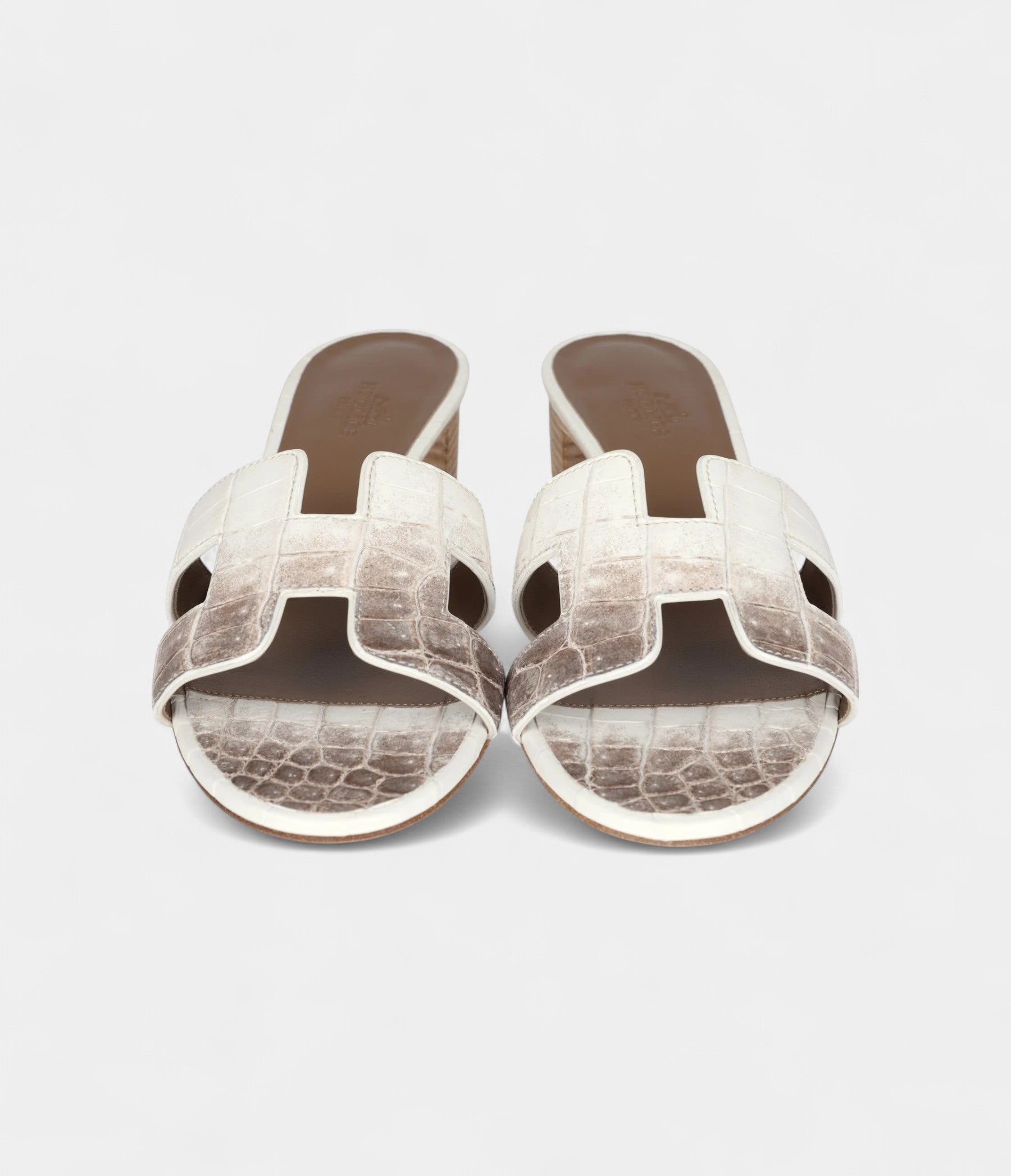 Hermès Oasis Sandal Himalaya Matte Niloticus Crocodile 36.5 EU
