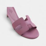 Hermès Oasis Sandals Bruyere - in Calfskin Leather