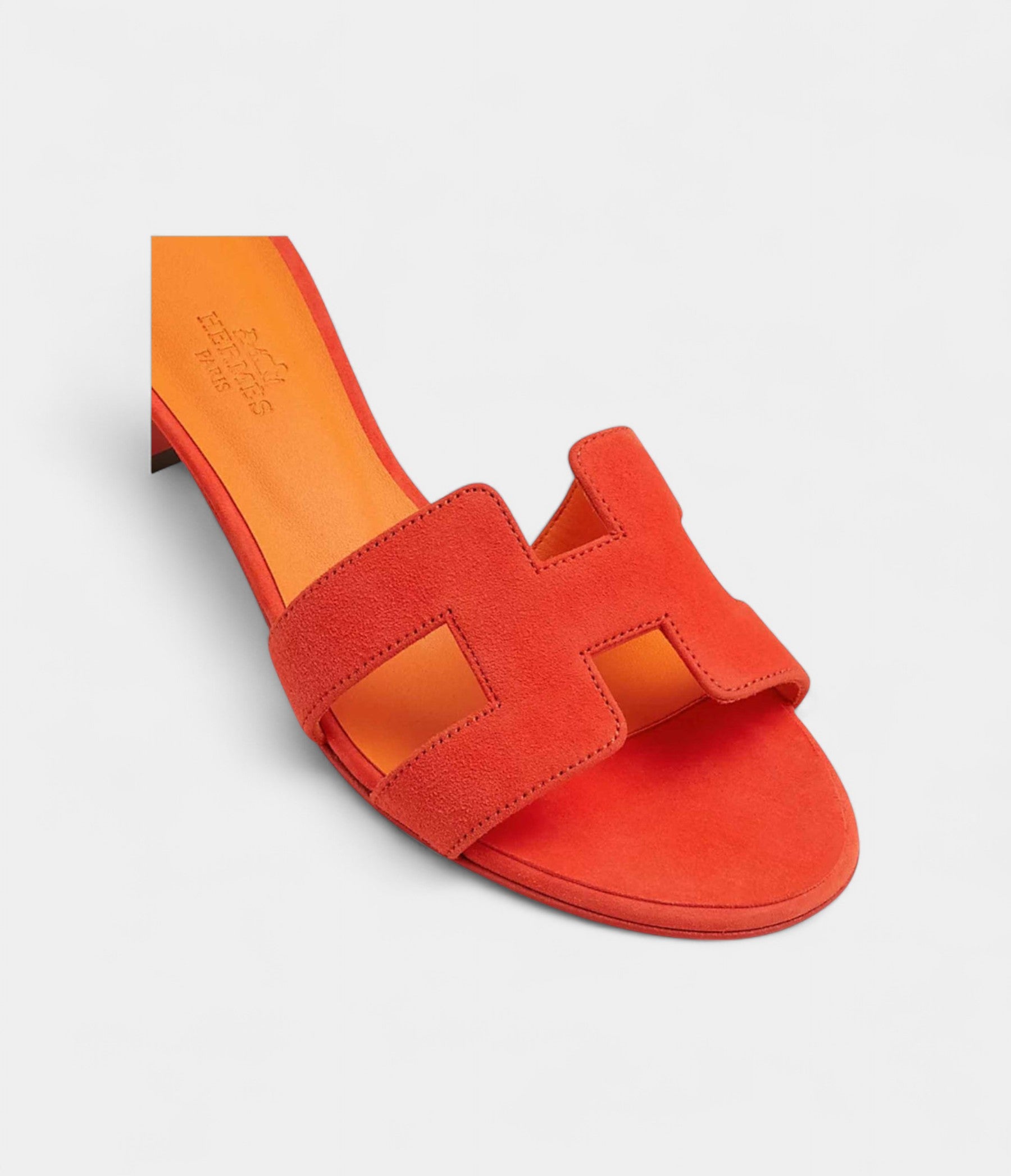 Hermès Oasis Sandals Calfskin- Rouge Ecarlate