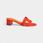 Hermès Oasis Sandals Calfskin- Rouge Ecarlate