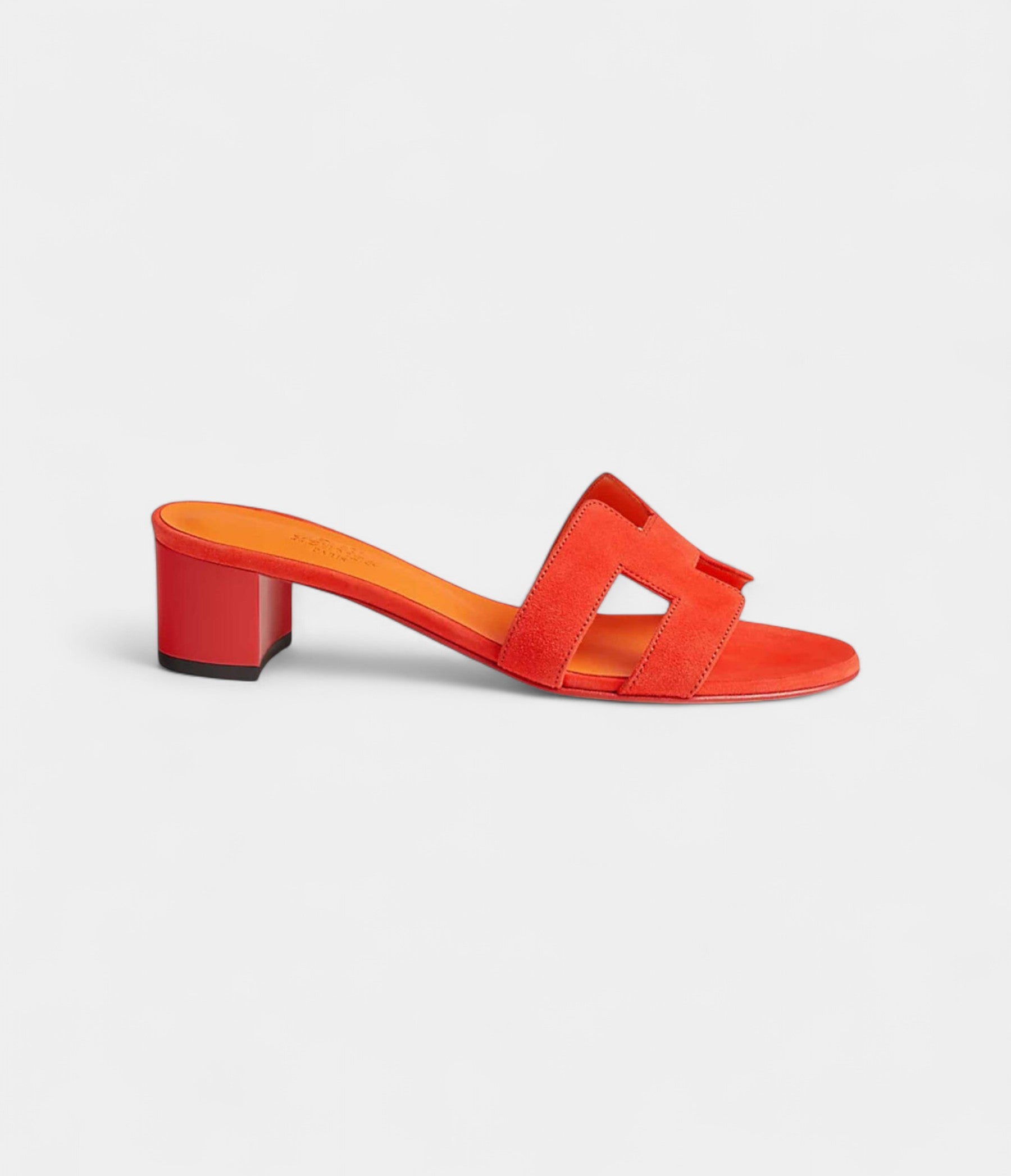 Hermès Oasis Sandals Calfskin- Rouge Ecarlate