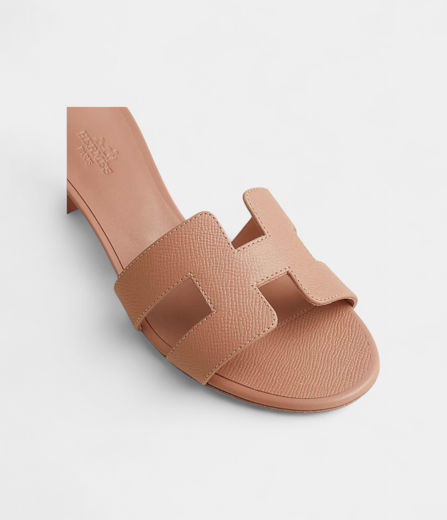 Hermès Oasis Sandals Epsom Calfskin Beige Pearl
