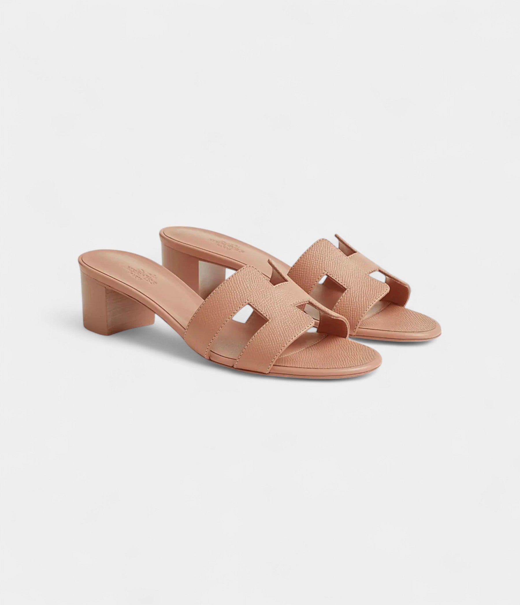 Hermès Oasis Sandals Epsom Calfskin Beige Pearl