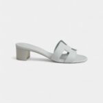 Hermès Oasis Sandals Epsom Calfskin Blue Glacier