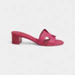 Hermès Oasis Sandals Epsom Calfskin Rose Bougainvillier