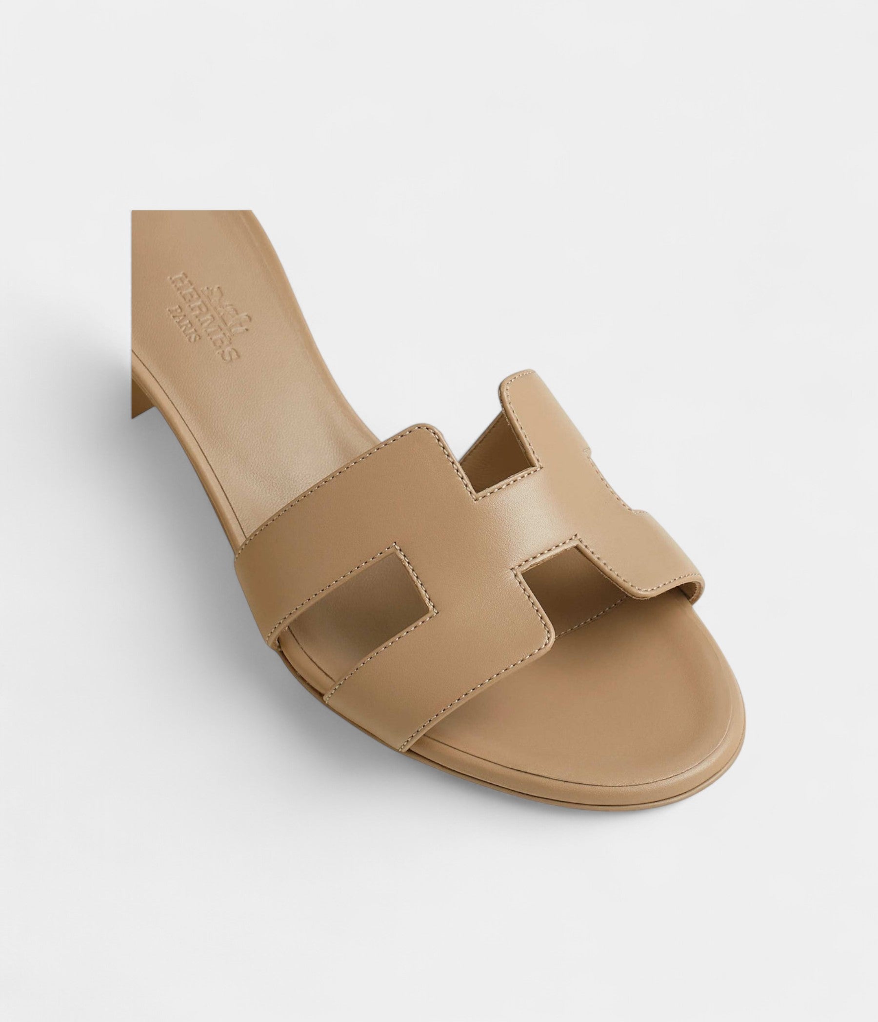 Hermès Oasis Sandals Premium Calfskin Leather With H-cut Design