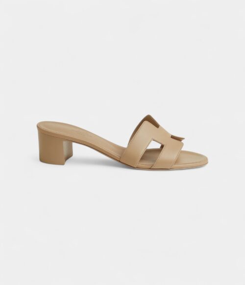 Hermès Oasis Sandals Premium Calfskin Leather With H-cut Design
