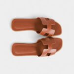 Hermès Oran Sandals Gold Box Calfskin 36