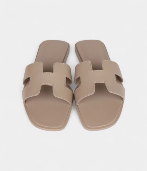 Hermès Oran Sandal Beige Mastic Calfskin 37 EU