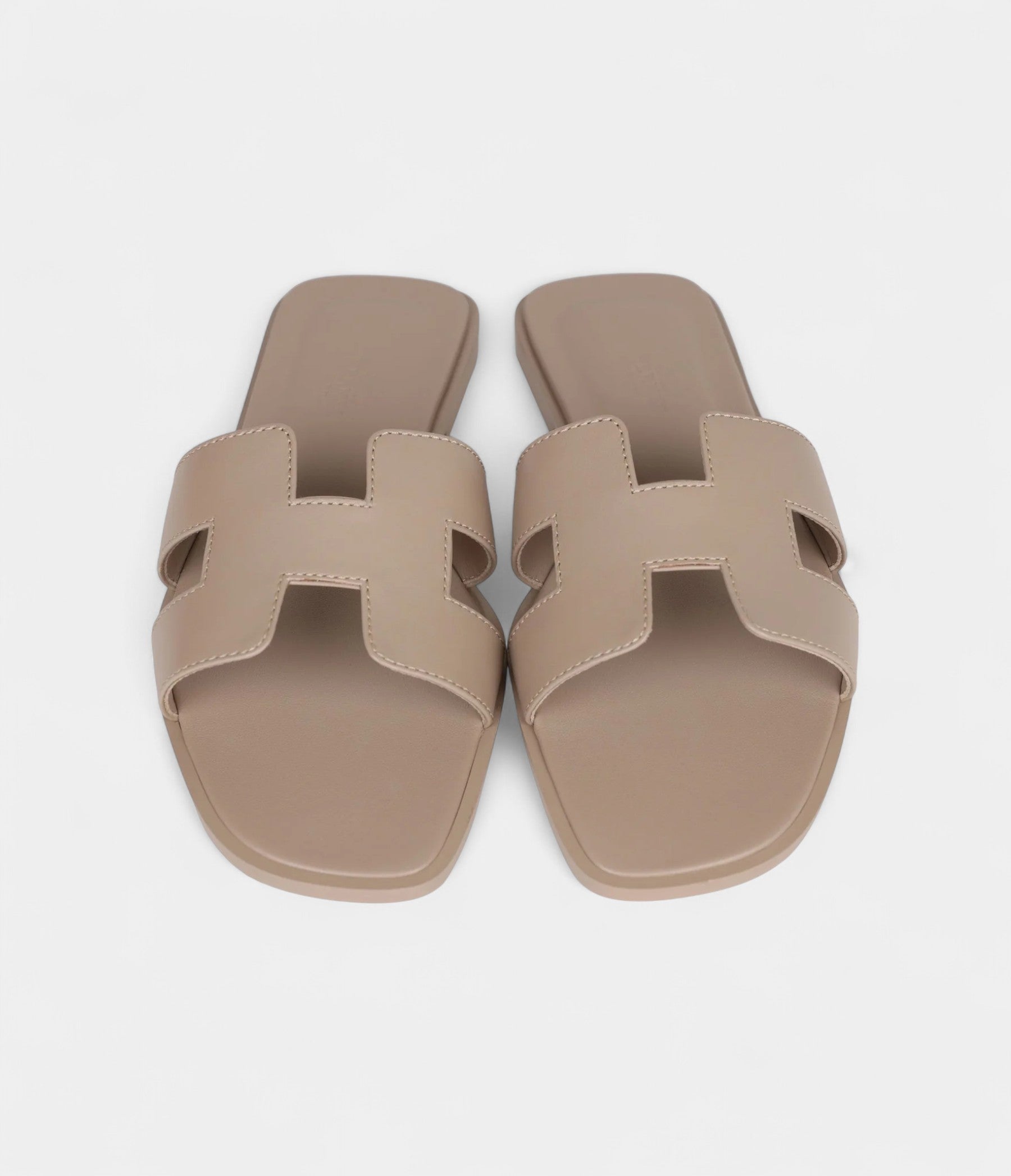 Hermès Oran Sandal Beige Mastic Calfskin 37 EU