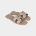 Hermès Oran Sandal Beige Mastic Calfskin 37 EU