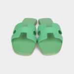 Hermès Oran Sandal Vert Promme Epsom 39 EU