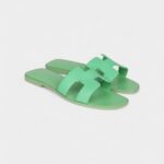 Hermès Oran Sandal Vert Promme Epsom 39 EU