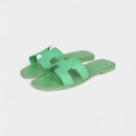Hermès Oran Sandal Vert Promme Epsom 39 EU