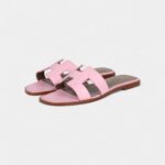 Hermès Oran Sandals Bubblegum Matte Alligator 37 EU