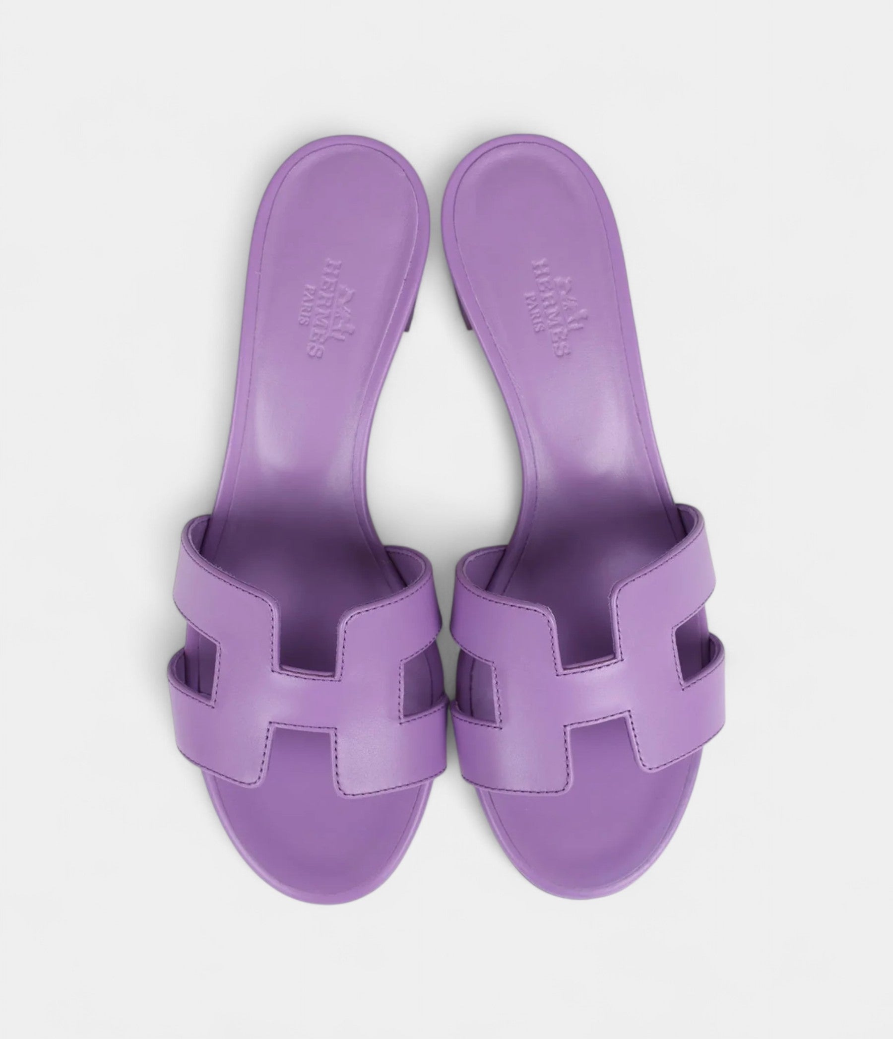 Hermès Oasis Sandals Violet Calfskin 36.5 EU