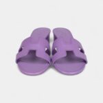 Hermès Oasis Sandals Violet Calfskin 36.5 EU