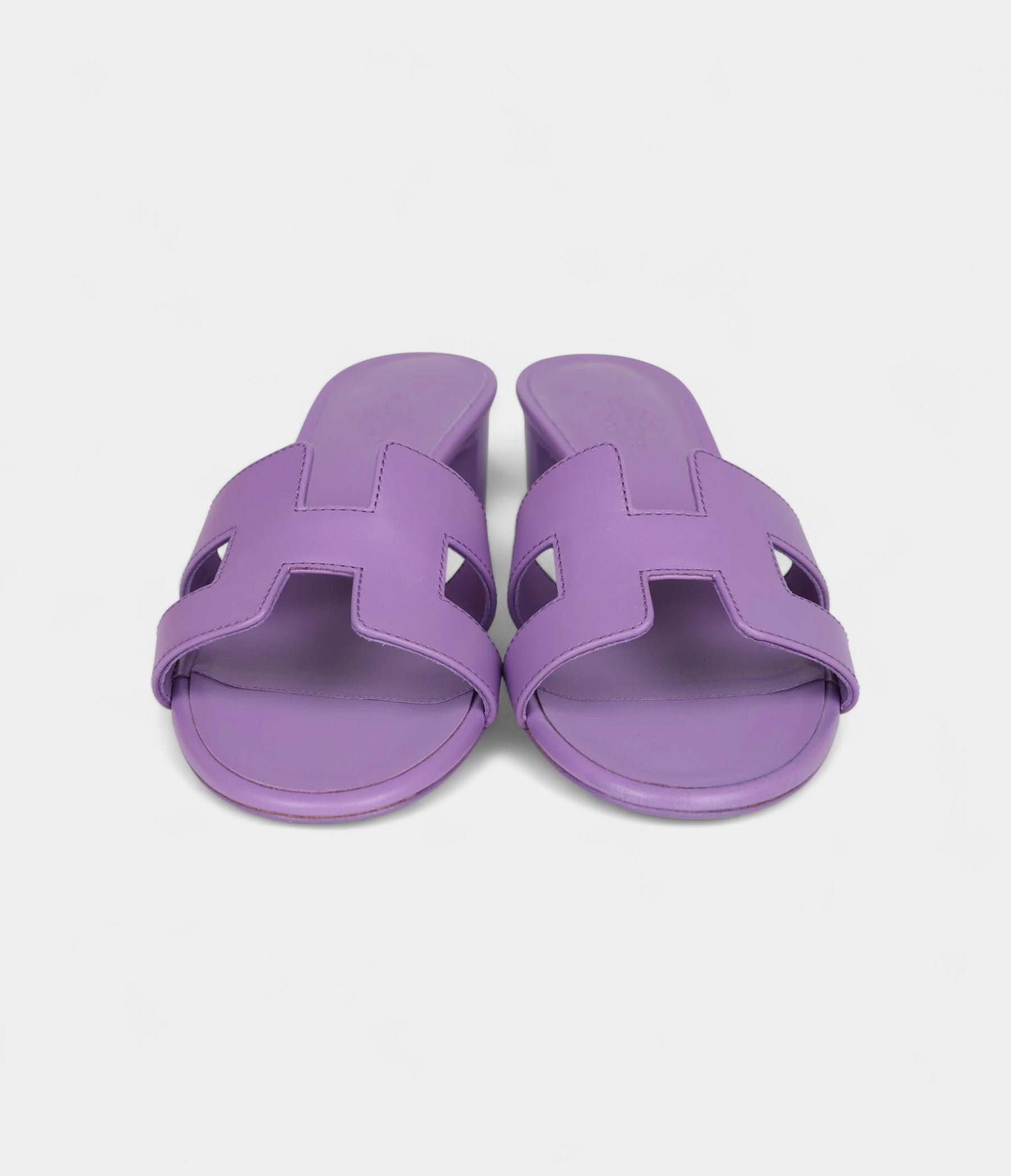 Hermès Oasis Sandals Violet Calfskin 36.5 EU