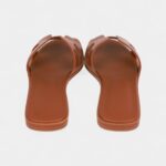 Hermès Oran Sandals Gold Box Calfskin 36.5