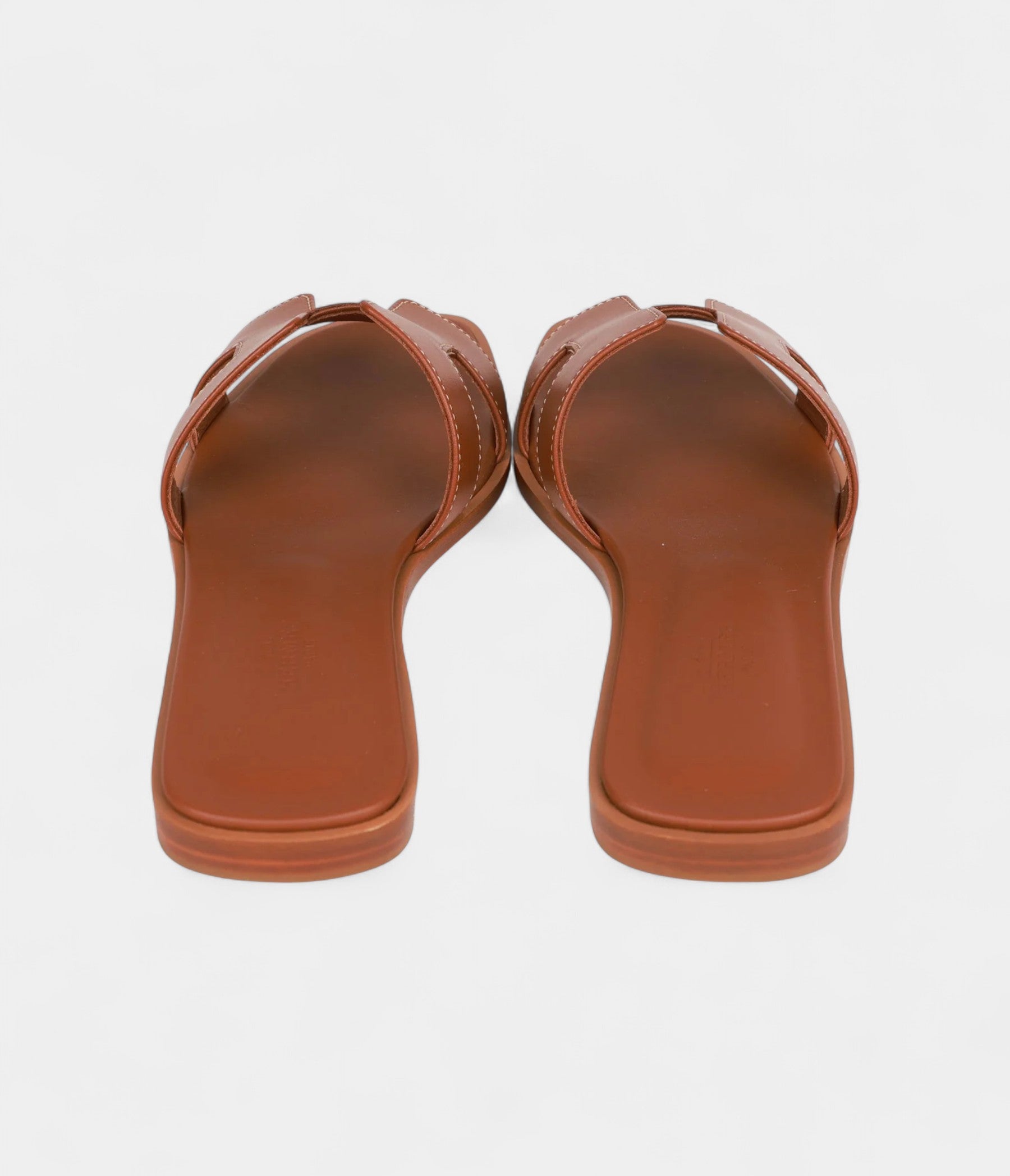 Hermès Oran Sandals Gold Box Calfskin 36.5