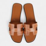 Hermès Oran Sandals Natural Veau Brode 39.5 EU