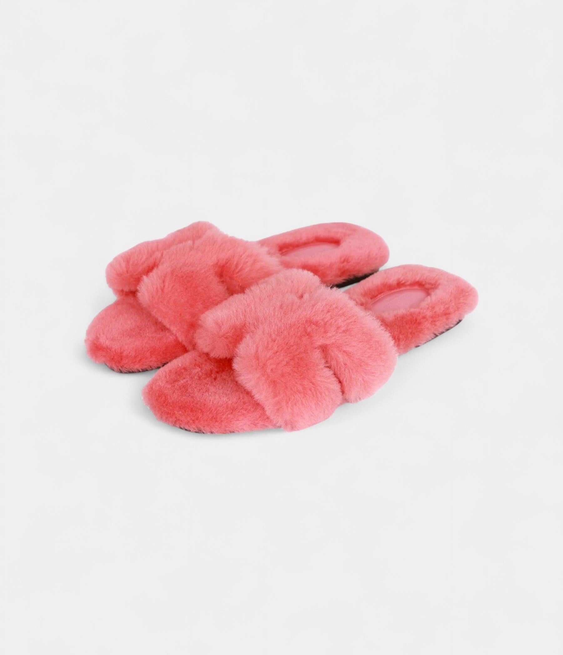 Hermès Oran Sandals Rose Du Désert Woolskin 37