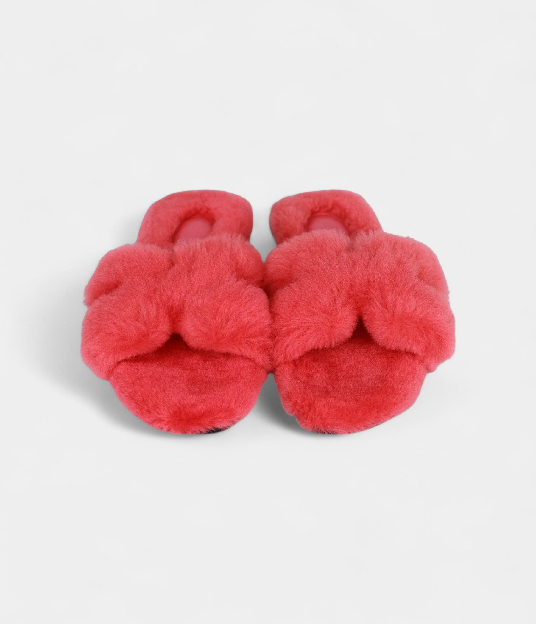 Hermès Oran Sandals Rose Du Désert Woolskin 37