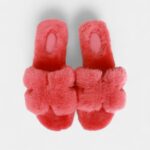 Hermès Oran Sandals Rose Du Désert Woolskin 37