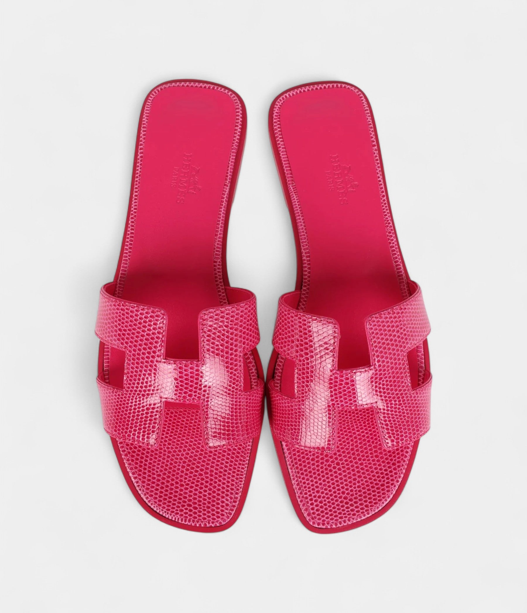 HermesOranSandalsRoseFlashLizard38.5EU_8.jpg Hermès Oran Sandals Rose Flash Lizard 38.5 EU