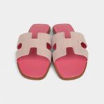 Hermès Oran Sandals Rose Porcelaine 40 EU