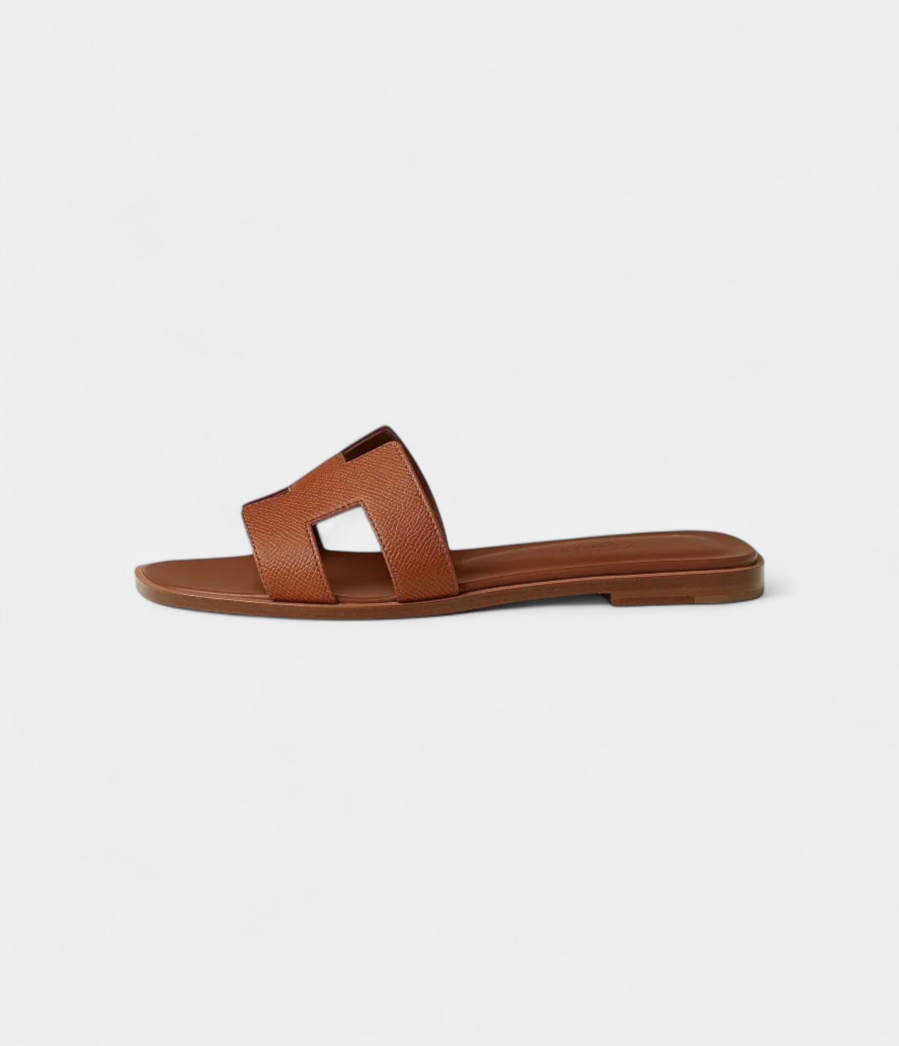 Hermès Oran Sandals Slide Slippers Women's Brown