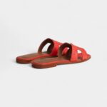 Hermès Oran Sandals Slide Slippers Women's Red