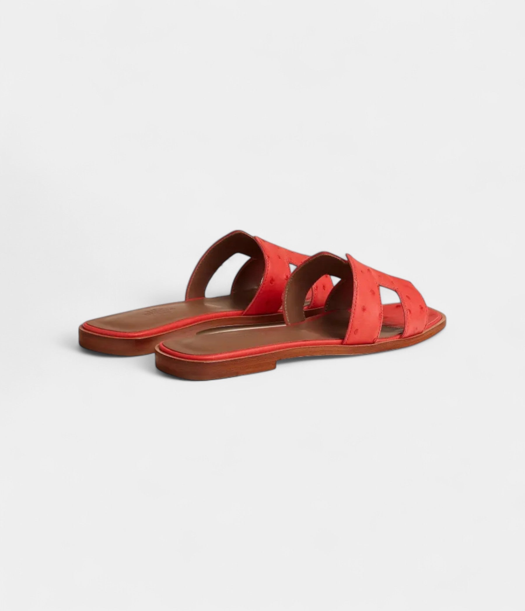 Hermès Oran Sandals Slide Slippers Women's Red