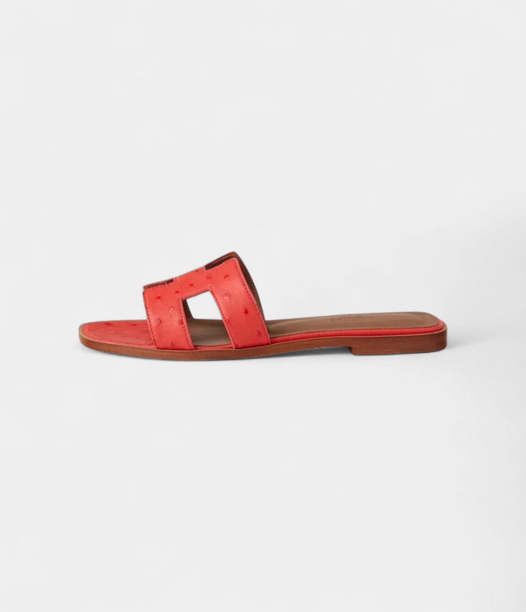 Hermès Oran Sandals Slide Slippers Women's Red