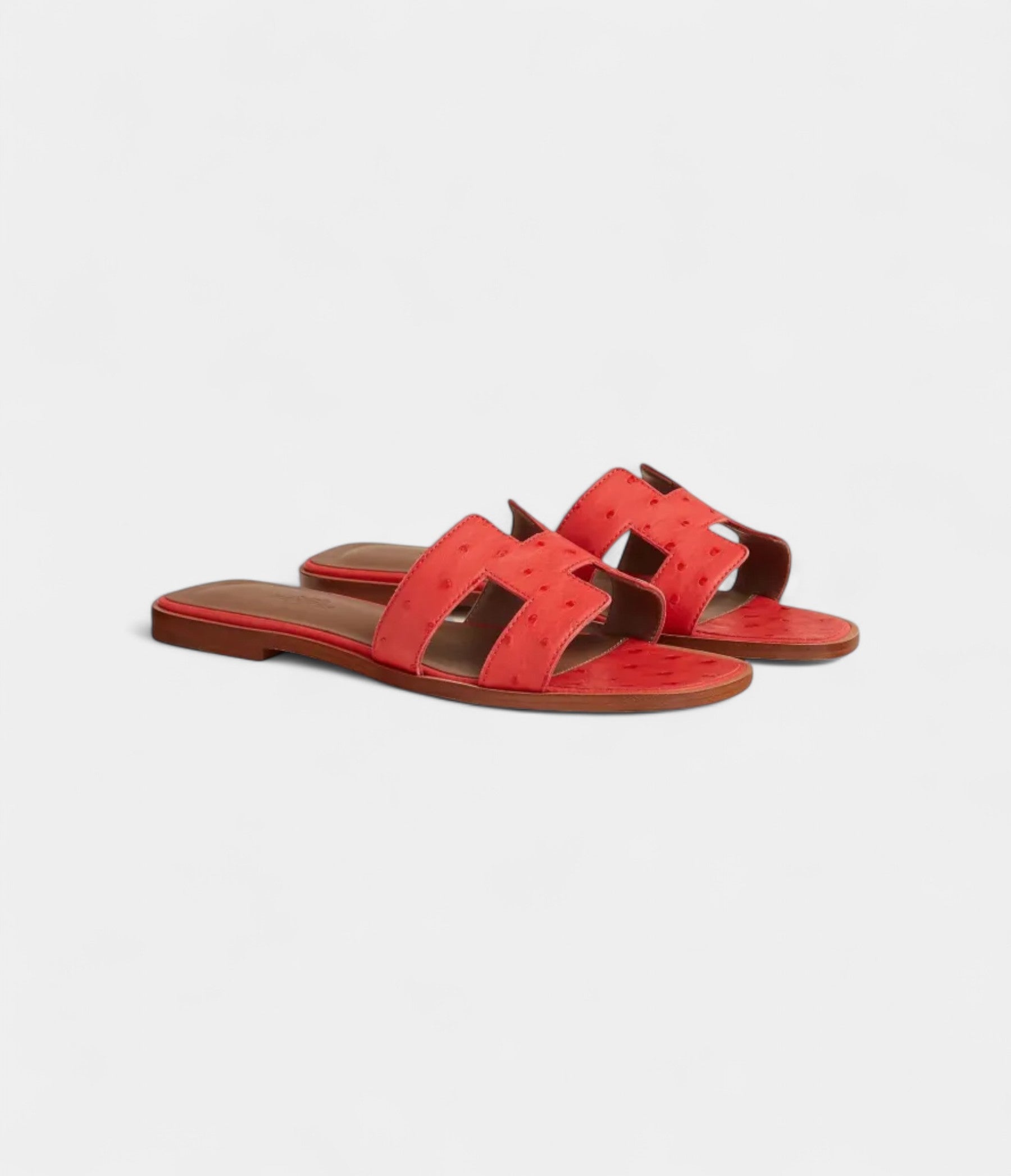 Hermès Oran Sandals Slide Slippers Women's Red