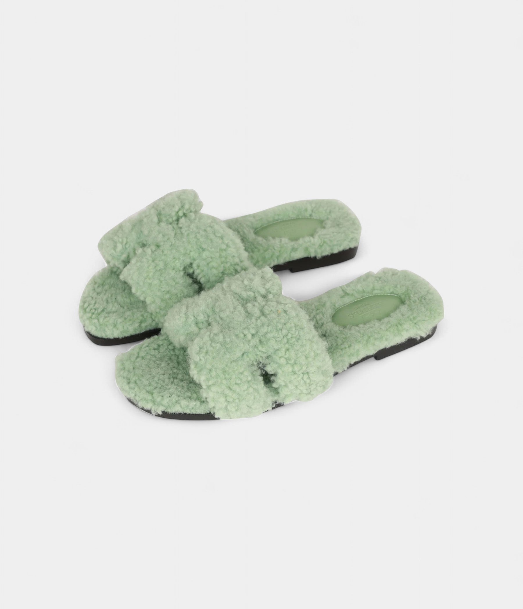 Hermès Oran Sandals Jaune Curcuma Ostrich 37