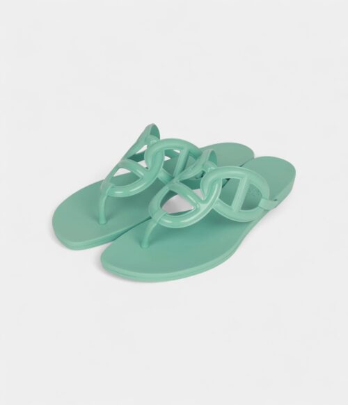 Hermès Oran Sandals White Box Calfskin 38 EU