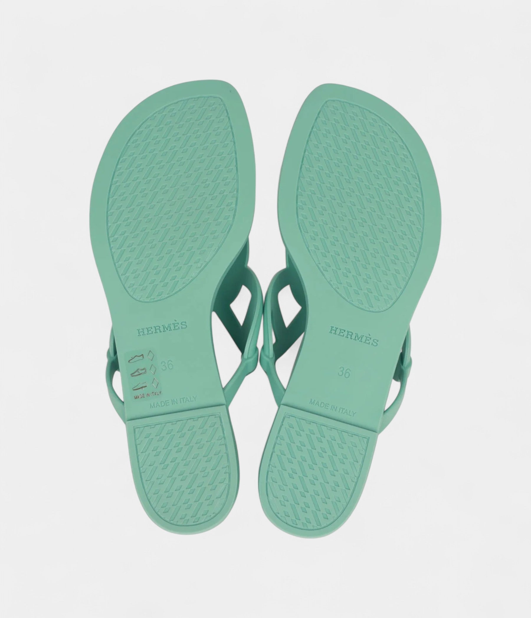 Hermès Oran Sandals White Box Calfskin 38 EU