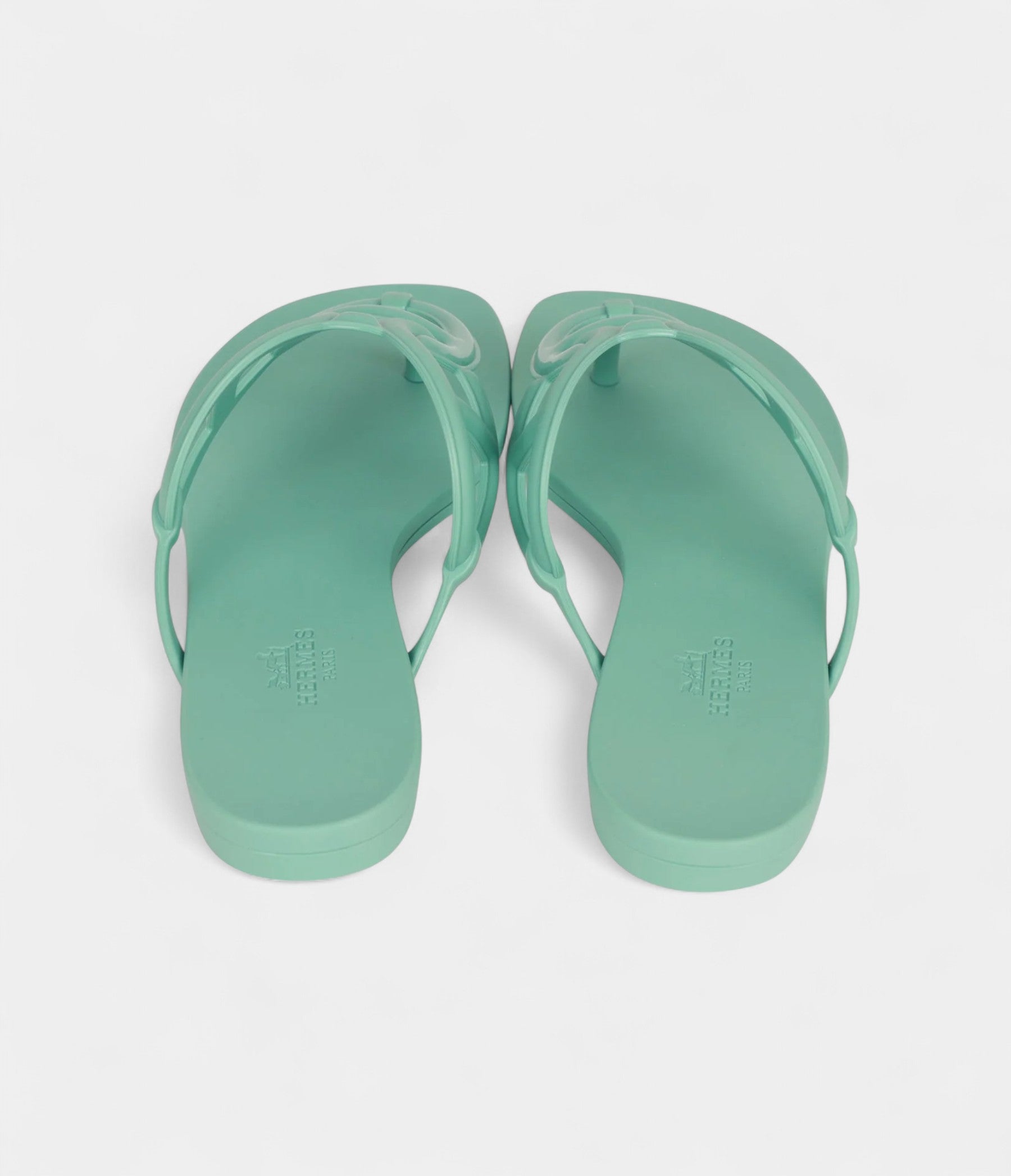 Hermès Oran Sandals White Box Calfskin 38 EU