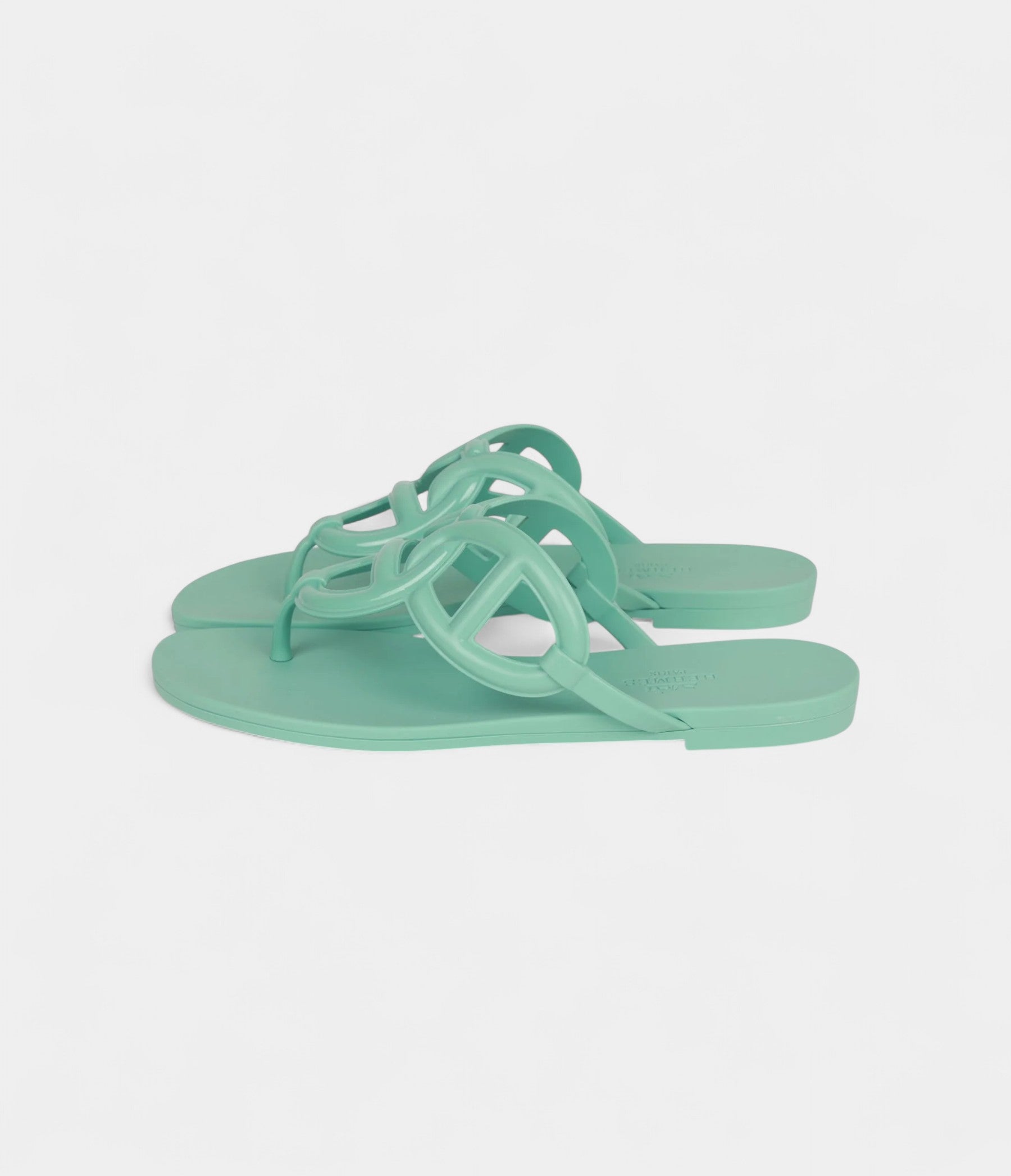 Hermès Oran Sandals White Box Calfskin 38 EU