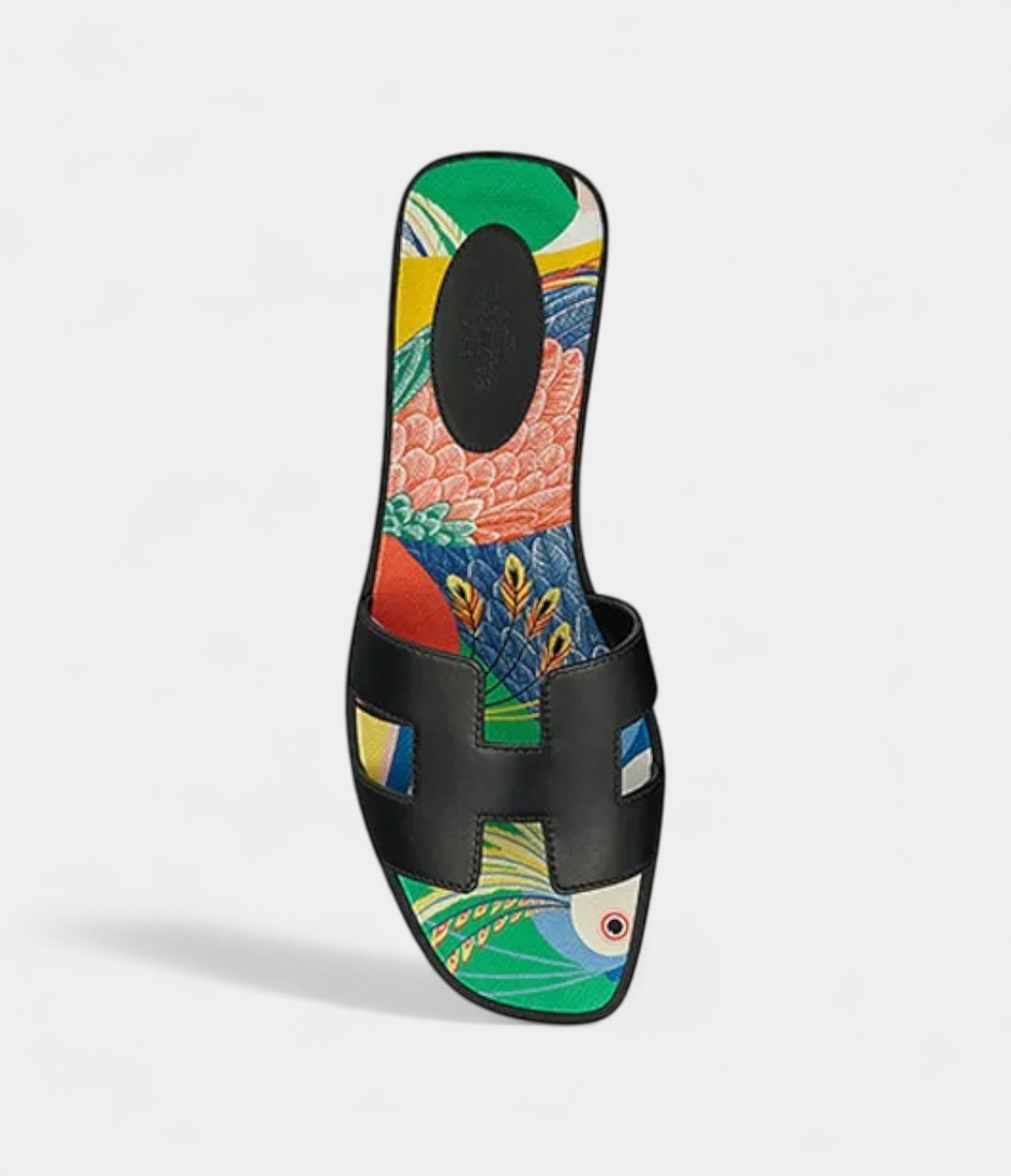 HermesOranSandalsforSlideWomen_Black_Green_1.jpg Hermès Oran Sandals for Slide Women – Black & Green