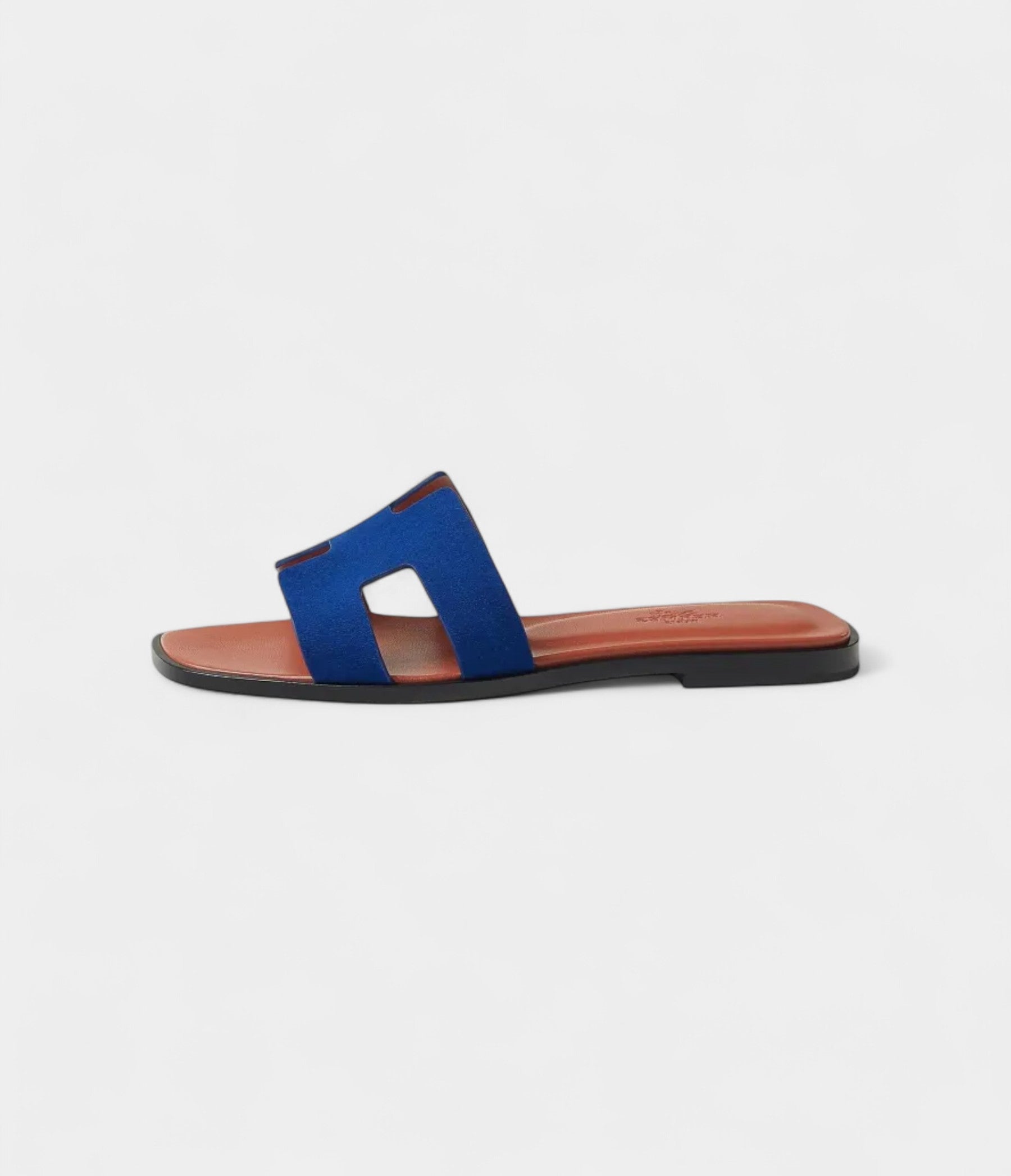 Hermès Oran Sandals for Women In Abrasion Resistant Dark Blue