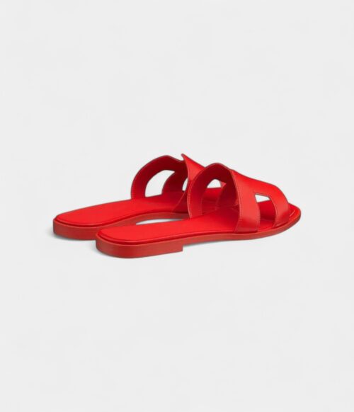 Hermès Oran Sandals for Women In Bali Rouge Red