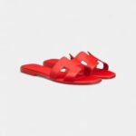 Hermès Oran Sandals for Women In Bali Rouge Red